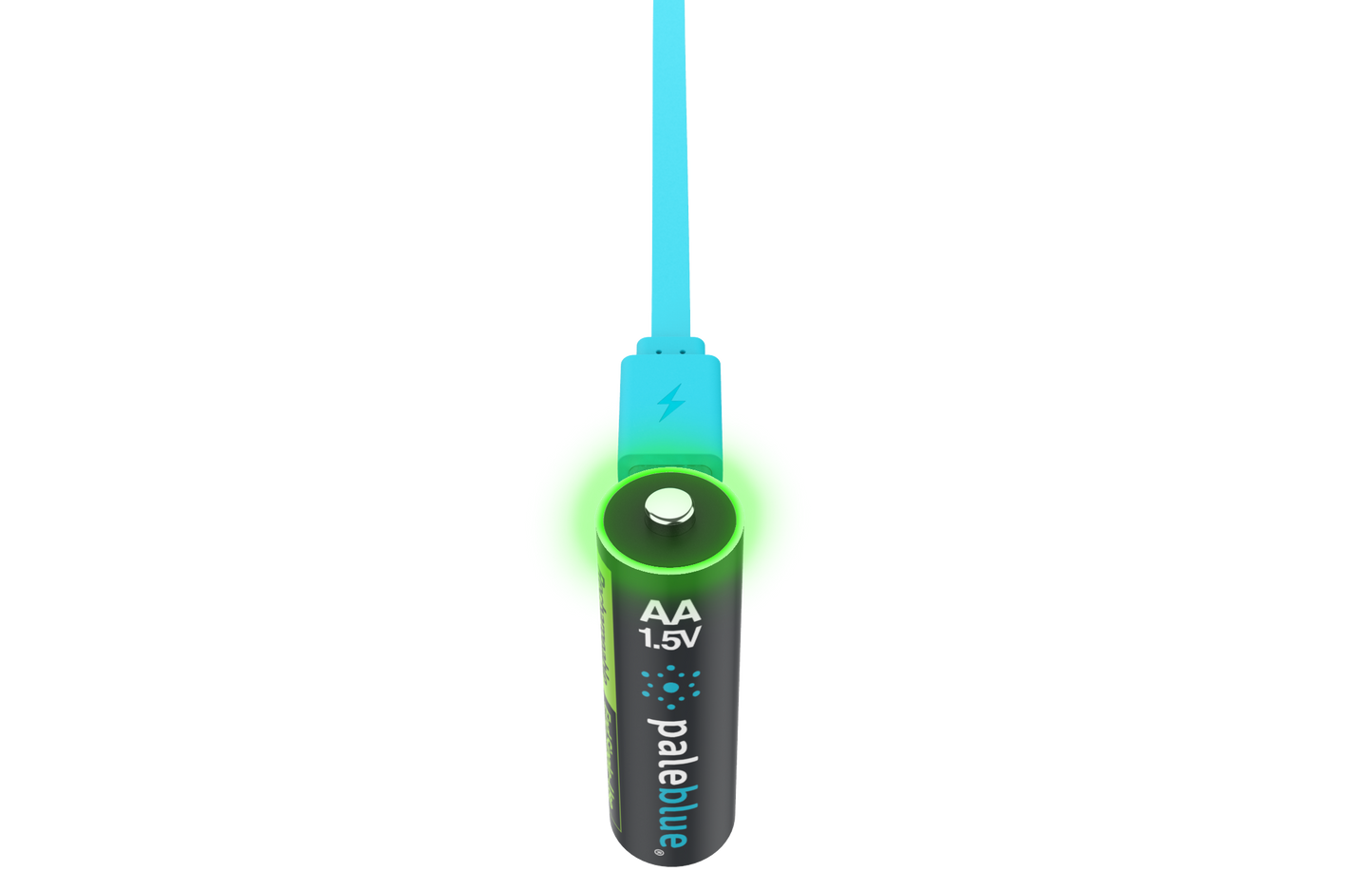 Pale Blue AA / LR06 - Rechargeable with USB-C Port