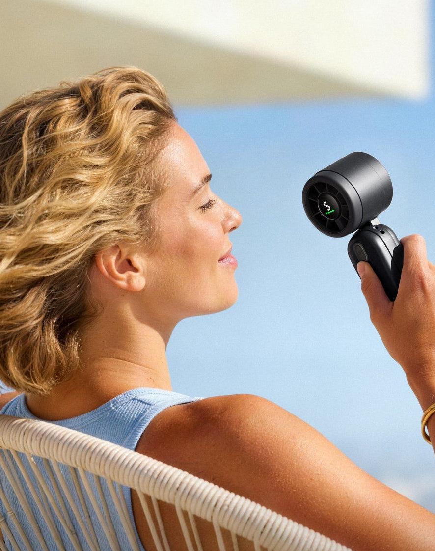 Diveblues iTurbo – Ventilateur portable haute performance Noir