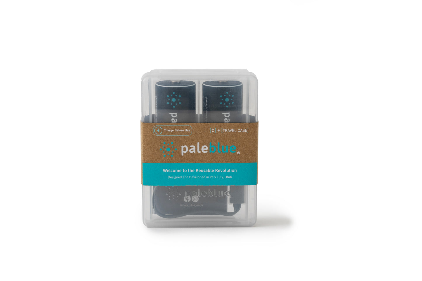 Pale Blue C / LR14 Battery - with rechargeable USB-C port