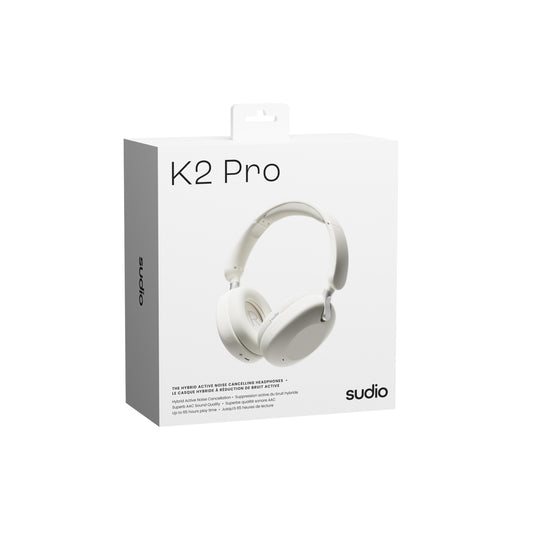 Sudio - K2 Pro Casque Bluetooth Circum-Aural à Réduction de Bruit Hybride