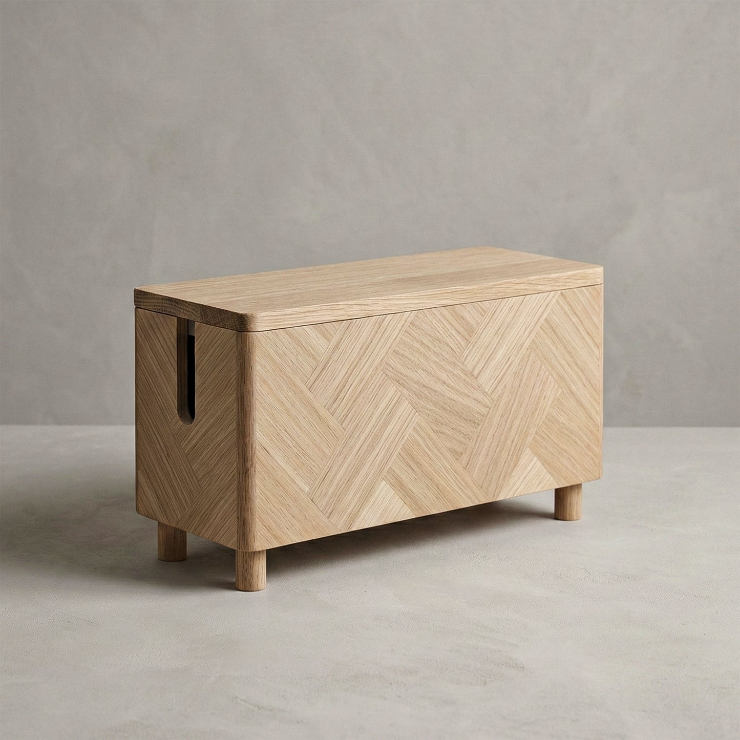 UPSTRÖM CableBox Herringbone – Chêne FSC
