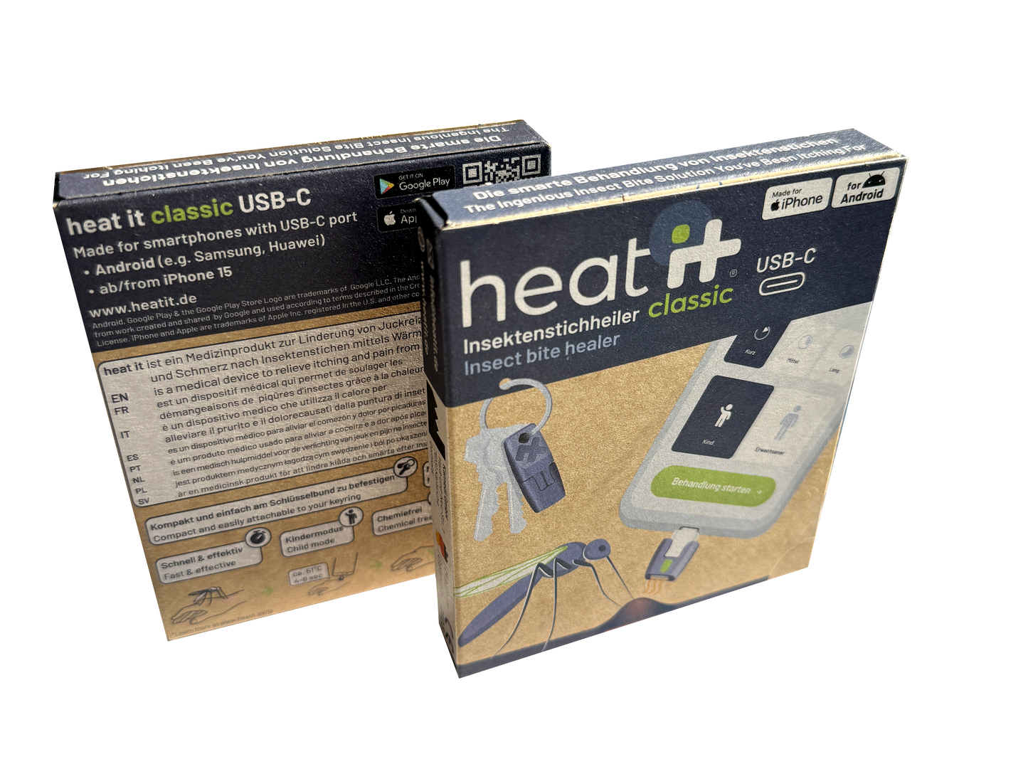 heat it® USB-C – Soulagement des démangeaisons par chaleur (Android & iPhone 15+)