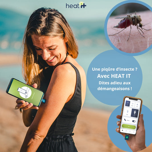 Heat it® USB-C (Android & iPhone 15+) - Soulagement des démangeaisons par chaleur