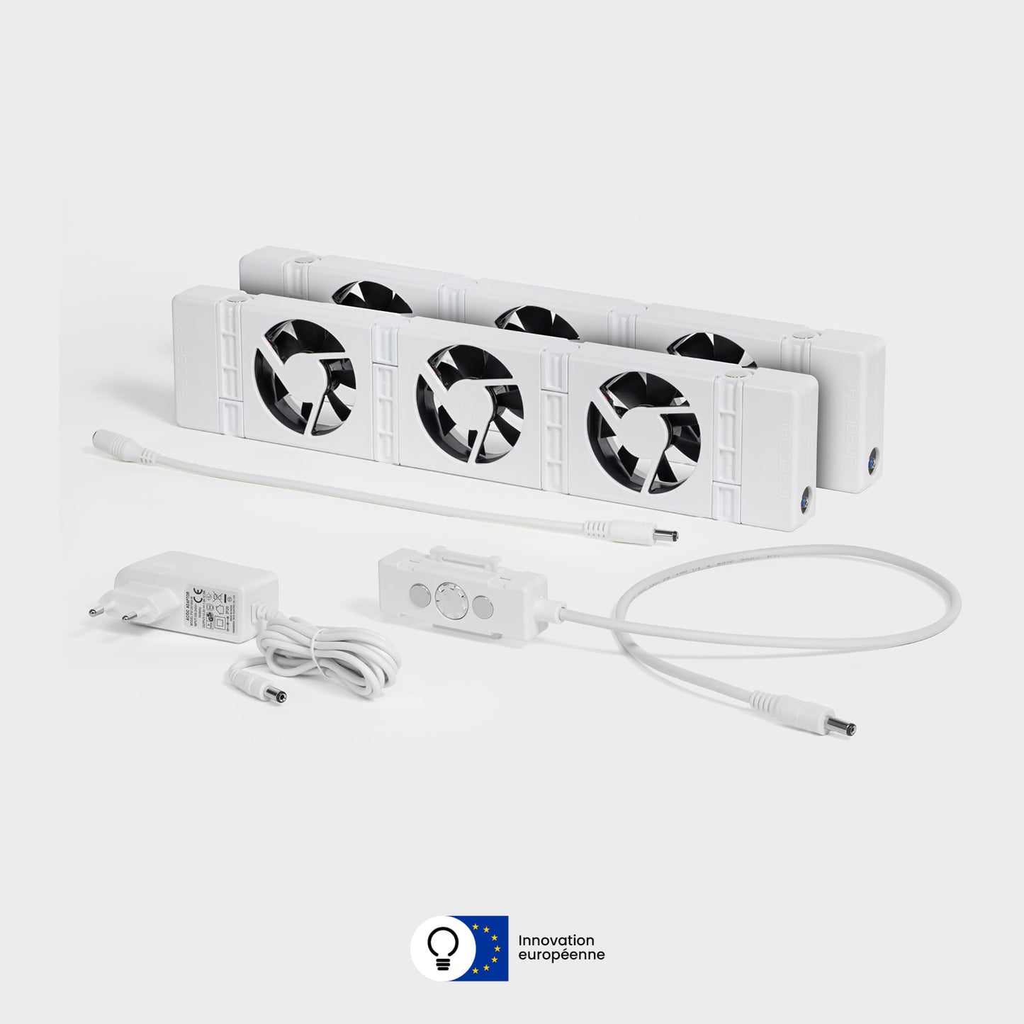 SpeedComfort – Ventilateur pour radiateur (Kit Duo + Automatic Sensor) – Blanc