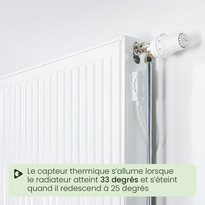 SpeedComfort – Ventilateur pour radiateur (Kit Duo + Automatic Sensor) – Blanc