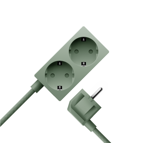 Sudio - Brick Multiprise Compacte Avec Charge USB-C GaN 30 W