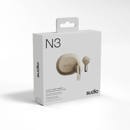 Sudio - N3 Écouteurs True Wireless Confortables et Polyvalents