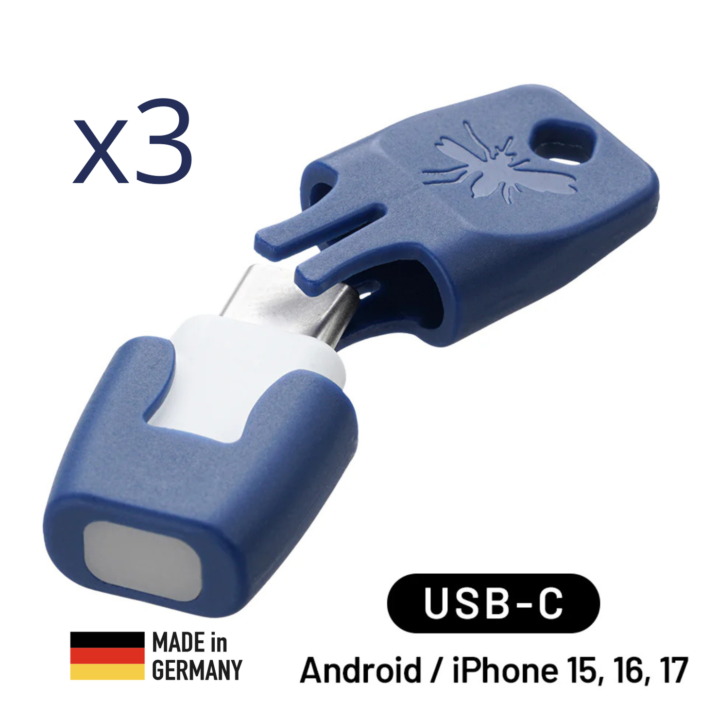 Heat it® USB-C (Android & iPhone 15+) 3-Pack - Itch relief by heat