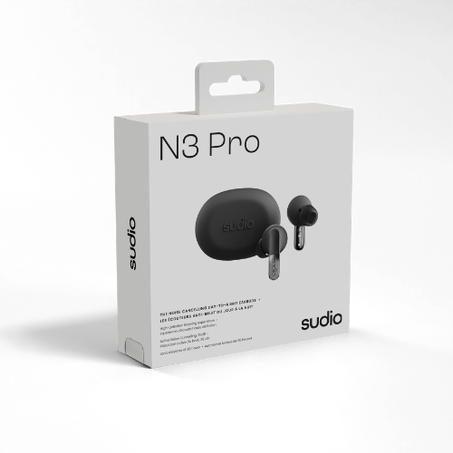 Sudio - N3 Pro Écouteurs True Wireless à Réduction Active du Bruit
