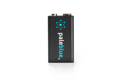 Pale Blue Pile 9V / 6LR61 - avec port USB-C rechargeables
