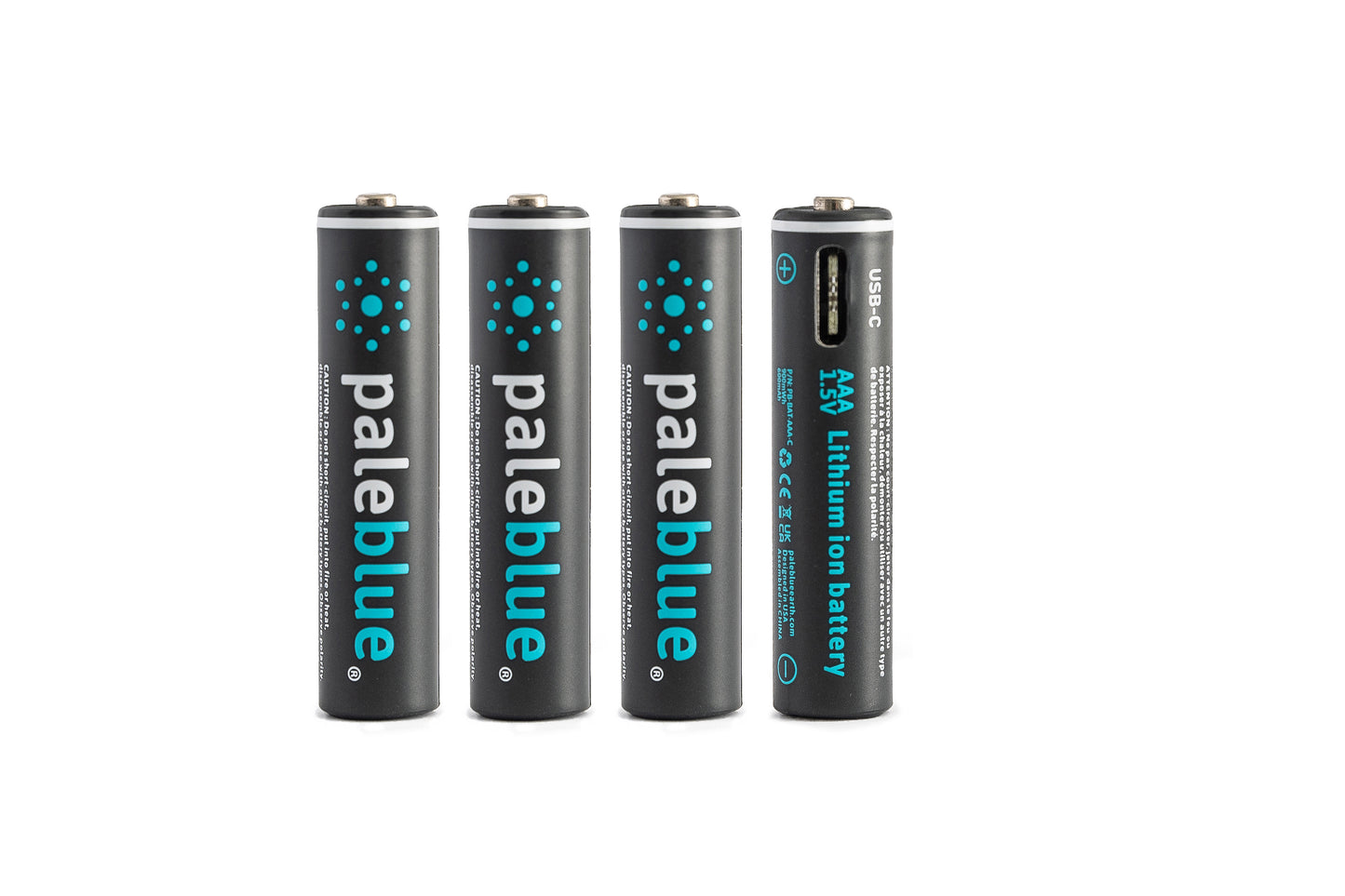 Pale Blue AAA / LR03 - with USB-C rechargeable port