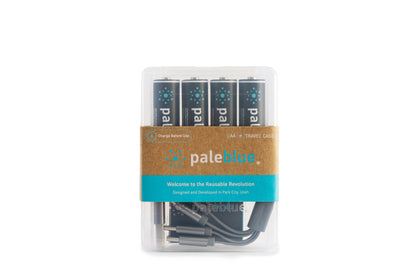 Pale Blue Pile AA / LR06 - avec port USB-C rechargeables