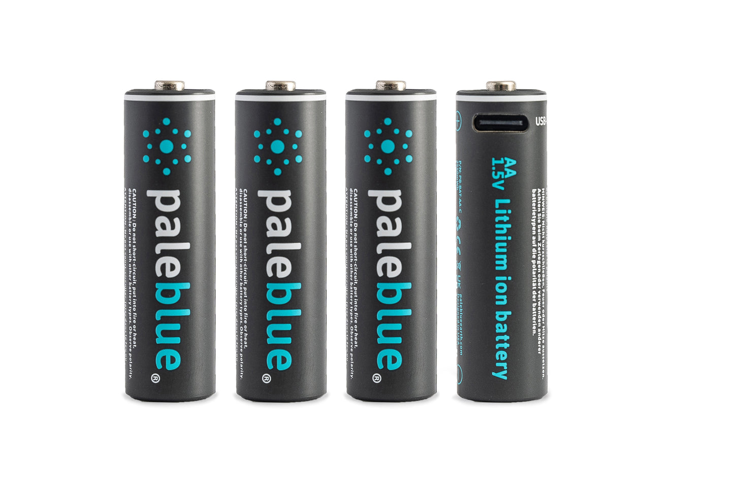 Pale Blue AA / LR06 - Rechargeable with USB-C Port