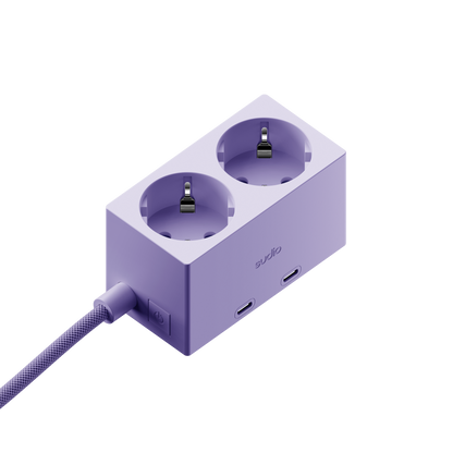 Sudio - Brick Multiprise Compacte Avec Charge USB-C GaN 30 W