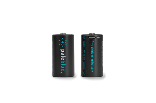 Pale Blue Pile C / LR14 - avec port USB-C rechargeables