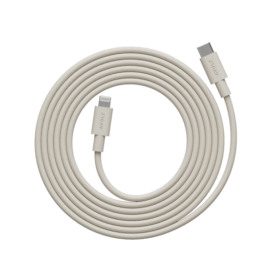 Avolt - Câble 1 USB-C to Lightning MFi - 2m