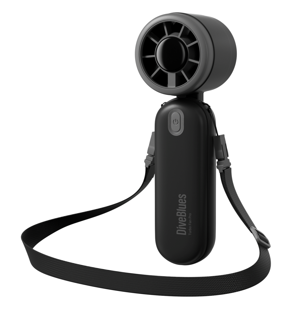 Diveblues iTurbo – Ventilateur portable haute performance Noir