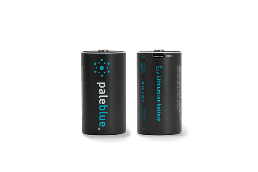 Pale Blue Pile D / LR20 - avec port USB-C rechargeables