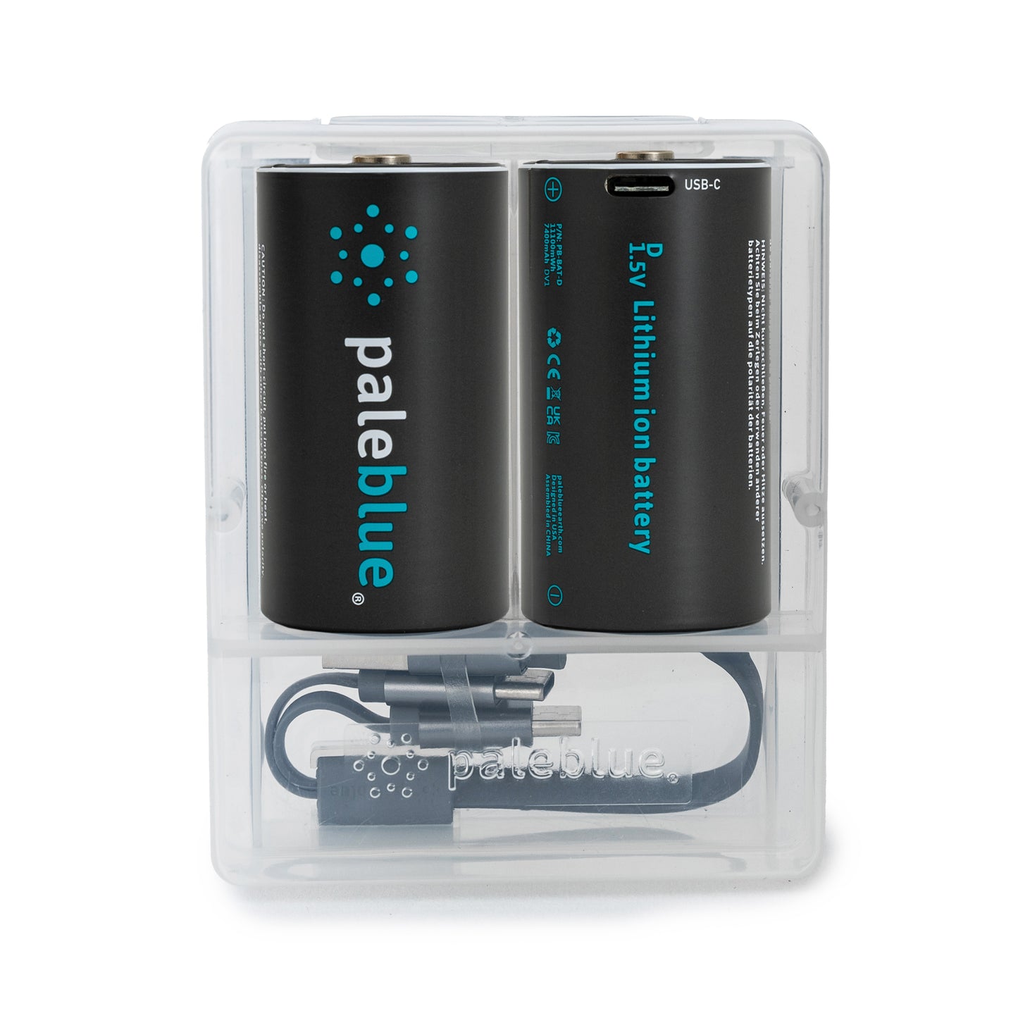 Pale Blue D / LR20 Cell - with USB-C rechargeable port
