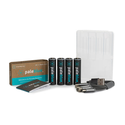 Pale Blue Pile AA / LR06 - avec port USB-C rechargeables