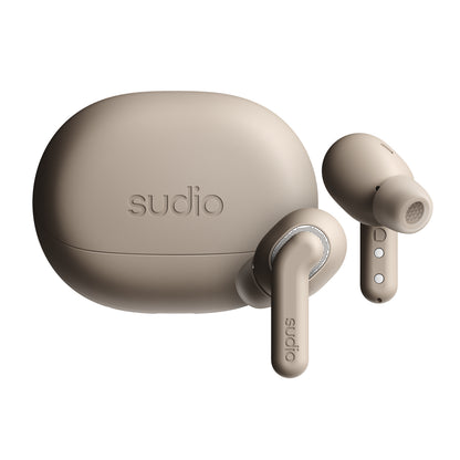 Sudio - E4 Pro Écouteurs True Wireless à Réduction de Bruit Hybride