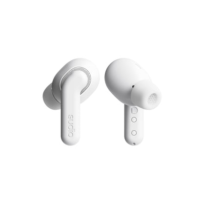 Sudio - E4 Pro Écouteurs True Wireless à Réduction de Bruit Hybride