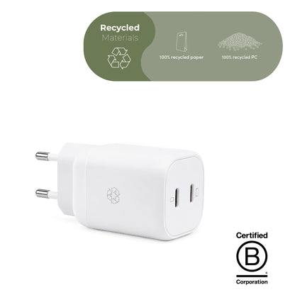 ËSSENTIALS by UPSTRÖM Chargeur GaN 100W Dual USB-C