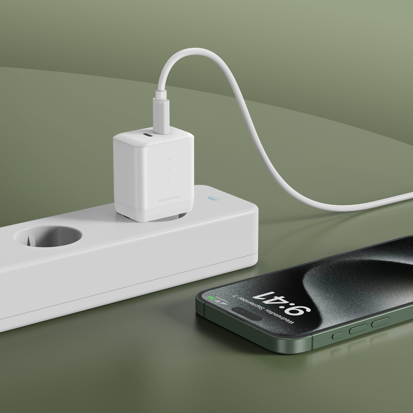 Upström ËSSENTIALS - 35W USB-CX2 GaN Charger - Compact & Recycled