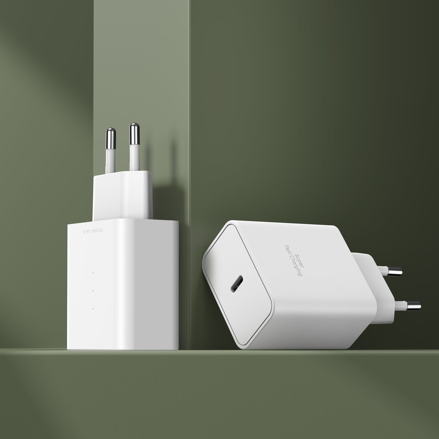 Upström ËSSENTIALS - 45W USB-C GaN Charger - Compact & Recycled
