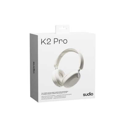 Sudio - K2 Pro Casque Bluetooth Circum-Aural à Réduction de Bruit Hybride
