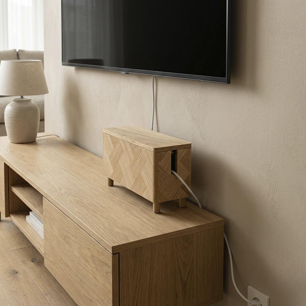 UPSTRÖM CableBox Herringbone – Chêne FSC