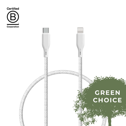 Upström ËSSENTIALS - Câble Lightning USB-C MFi 1,2m - durable & recyclé