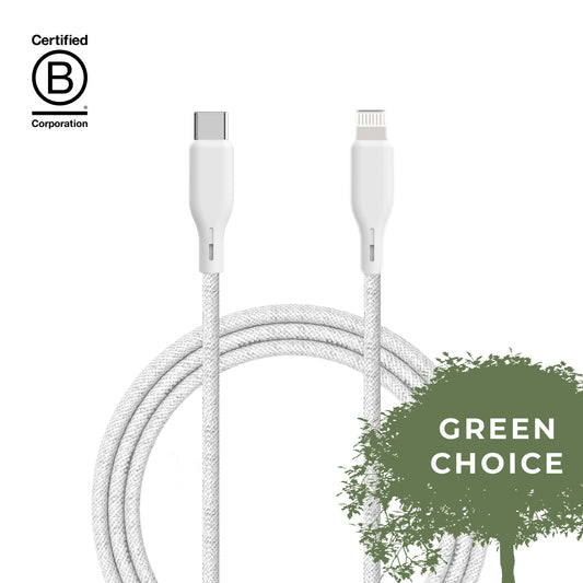 Upström ËSSENTIALS - Câble Lightning USB-C MFi 2,5m - durable & recyclé