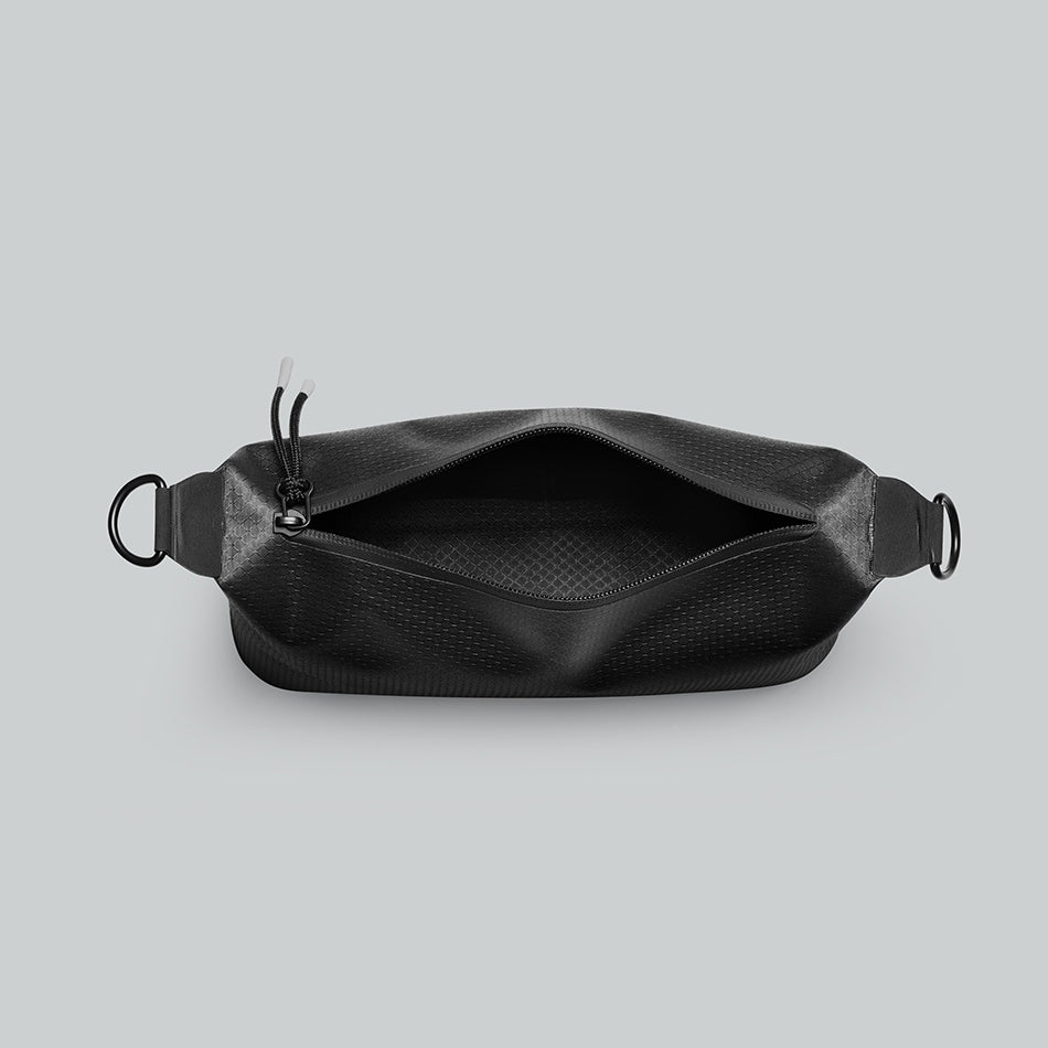 Lightweight DuoSeal Crossbody – Noir | Gaston Luga