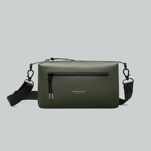 Lightweight DuoSeal Crossbody – Olive | Gaston Luga