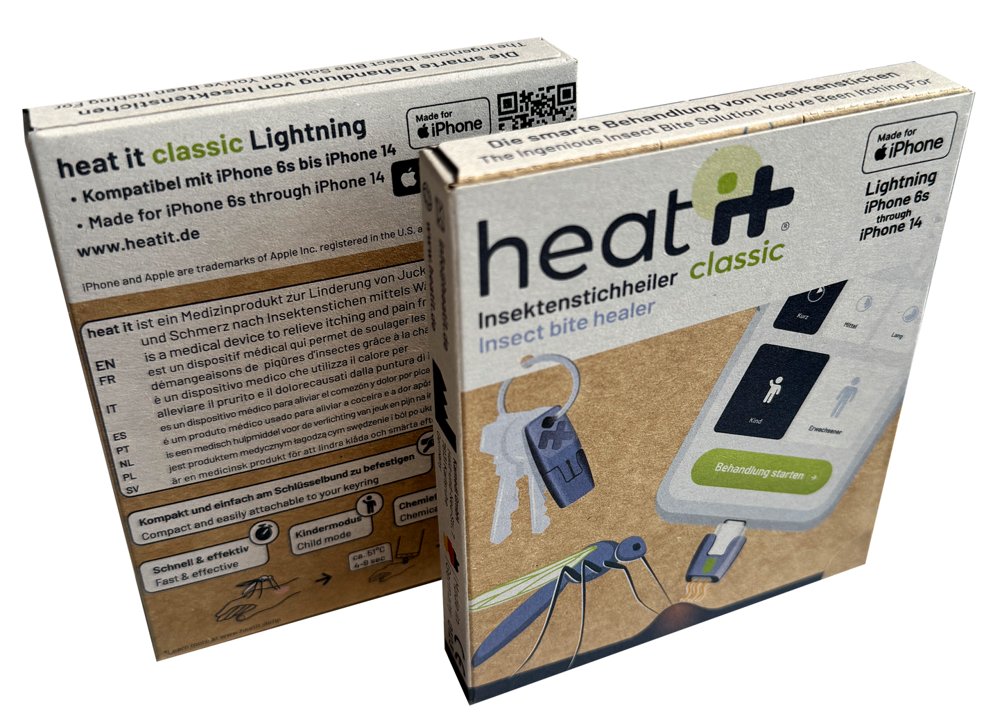 Heat it® Lightning (iPhone 6s to 14) 2-Pack - Heat Itch Relief