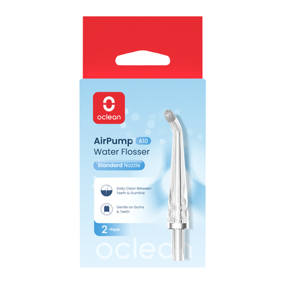 Oclean Embout pour Hydropulseur Dentaire A10 AirPump - Pack de 2