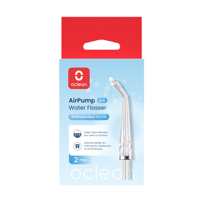 Oclean Embout pour Hydropulseur Dentaire A10 AirPump - Pack de 2
