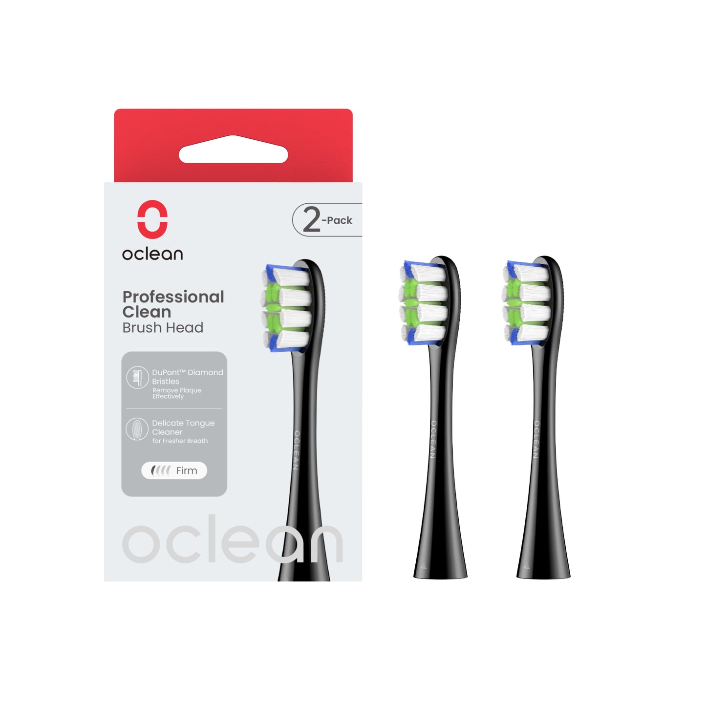 Oclean Têtes de Brosse à Dents Électrique Pro Clean - Pack de 2