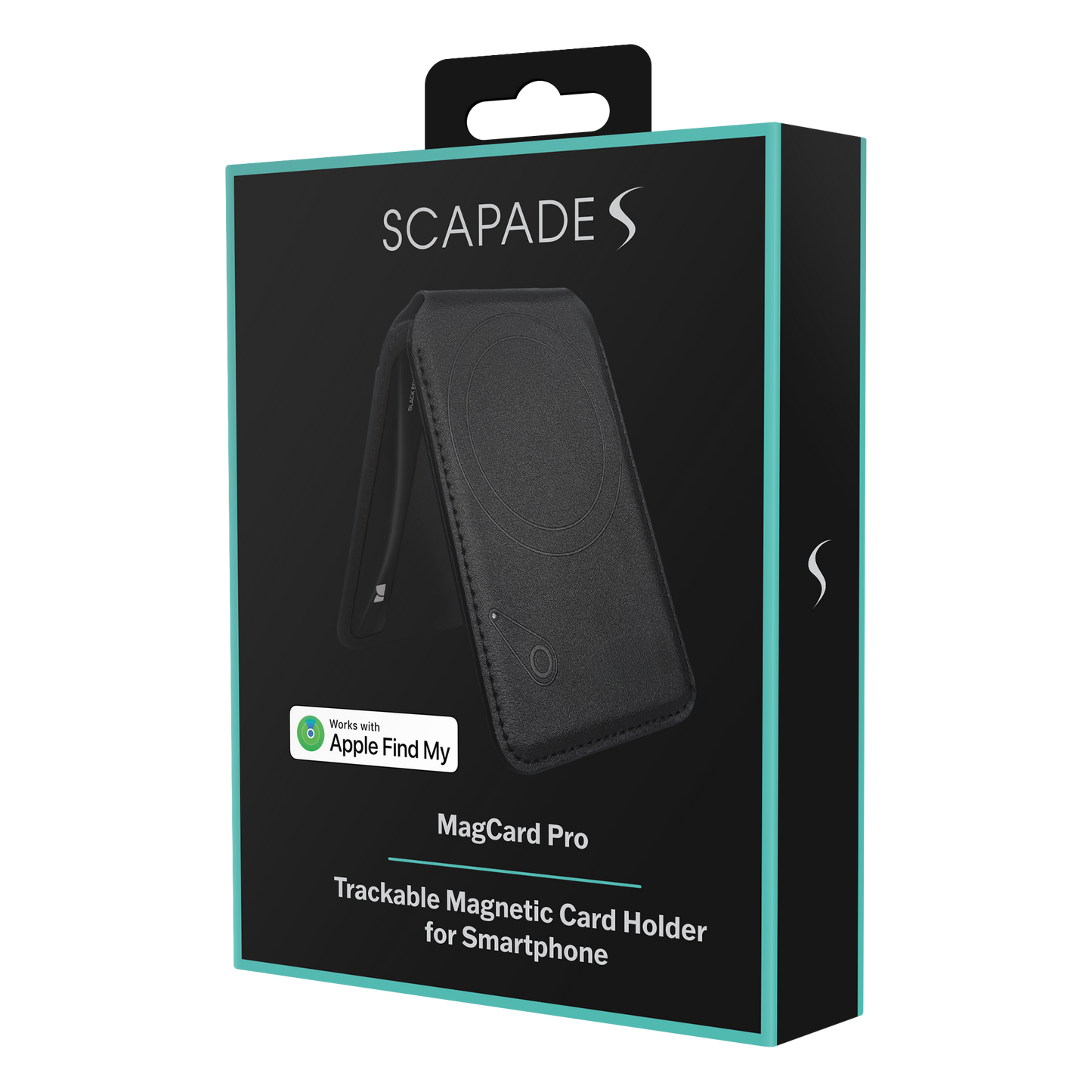 Scapade MagCard Pro – Porte-cartes MagSafe connecté avec Apple Find My