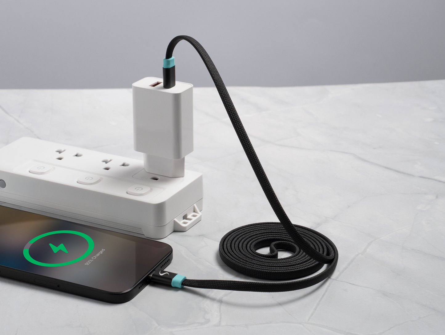 Scapade MagLink C - Câble plat magnétique USB-C vers USB-C 1 m