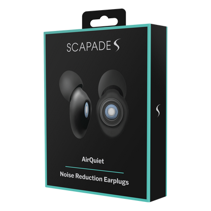 Scapade AirQuiet - Bouchons d’oreilles anti-bruit pour voyages & usage quotidien