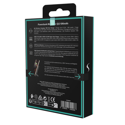 Scapade MagPower Max – Batterie externe magnétique Qi2 10 000 mAh