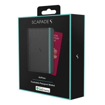 Scapade AirPass – Porte-passeport connecté avec Apple Find My