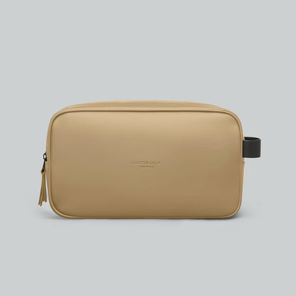 Spläsh Toiletry Double Zipped Bag – Latte | Gaston Luga