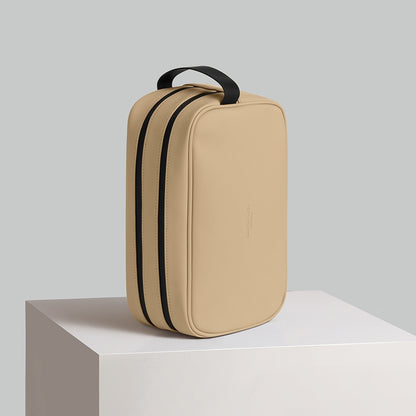Spläsh Toiletry Double Zipped Bag – Latte | Gaston Luga