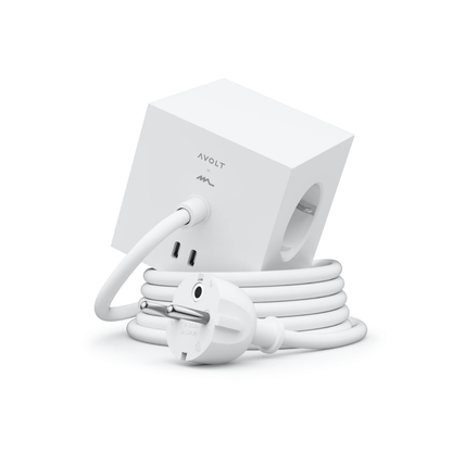 Avolt - Square 1                                                                                      avec Dual USB-C 30W et une Base Magnétique