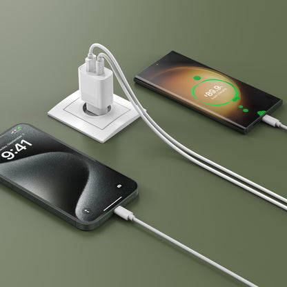 Upström ËSSENTIALS - Chargeur 30W USB-A & USB-C - Compact & recyclé