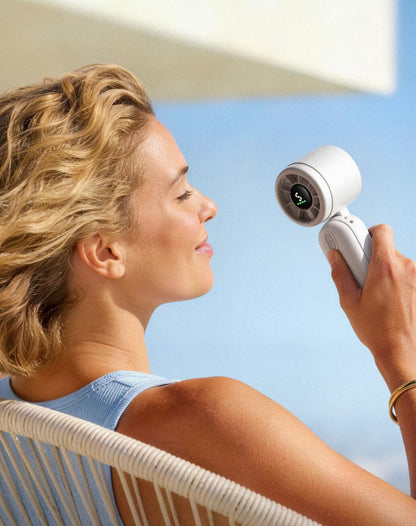 Diveblues iTurbo – Ventilateur portable haute performance Blanc