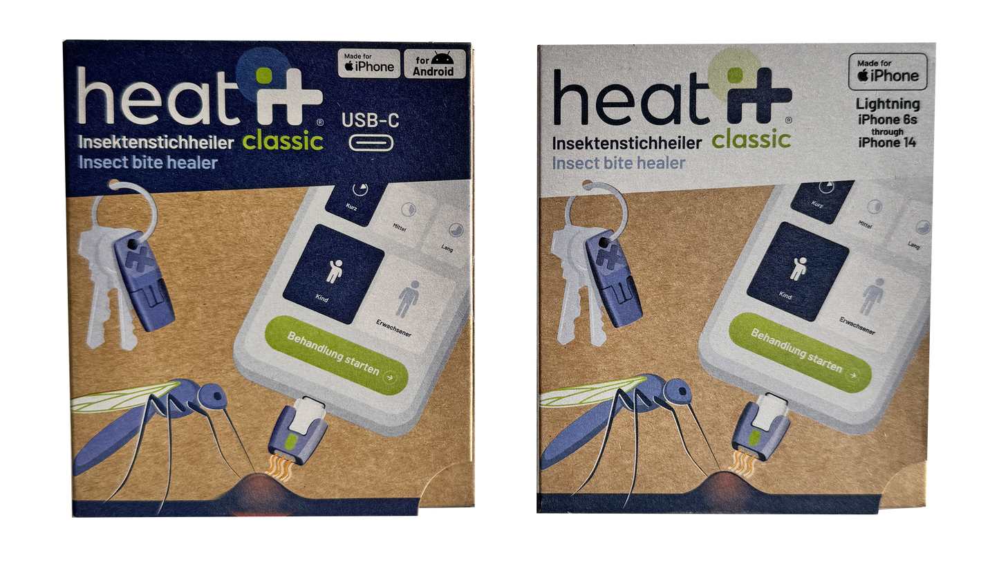 Heat it® Lightning + USB-C 2-Pack - Itch Relief by Heat